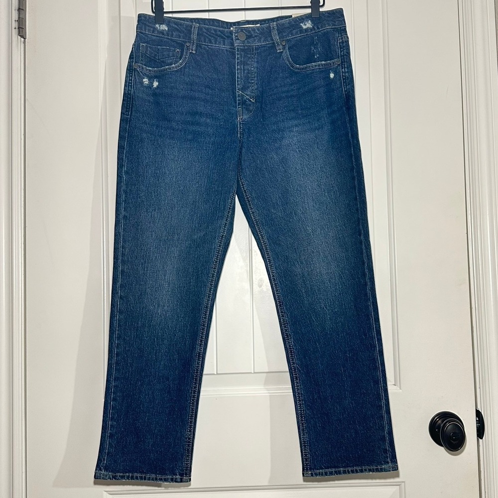 NWT Unpublished | Hayden‎ Cropped Girlfriend Straight Leg Jeans | Women's 30